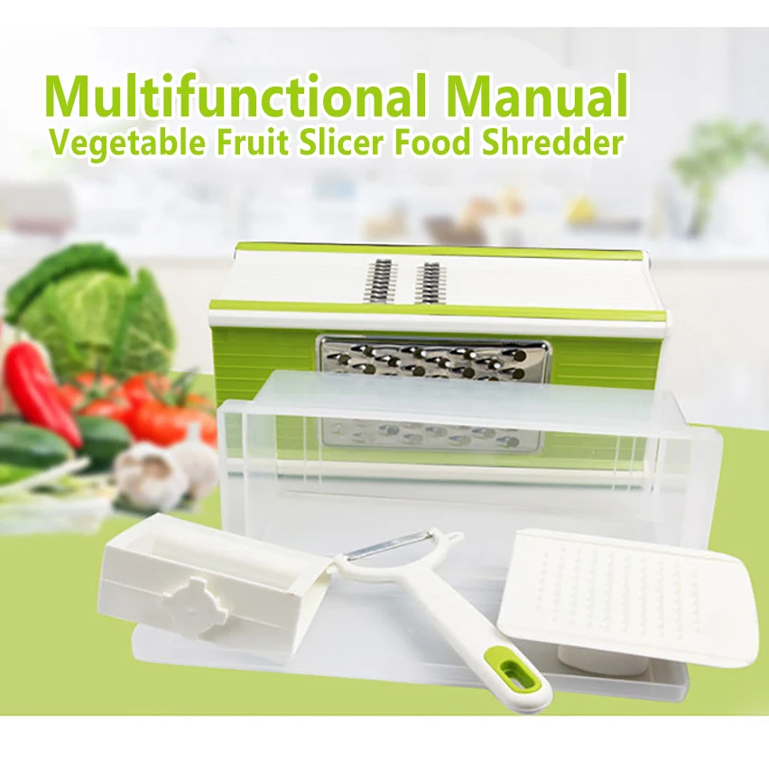 Многофункциональная овощерезка Mandoline Spiralizer терка для сыра Терка с протектором