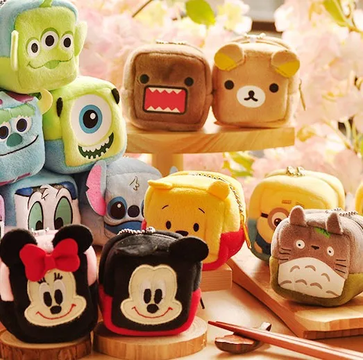 Мультяшный куб принт женский кошелек клатч для монет Для женщин мультфильм ноль