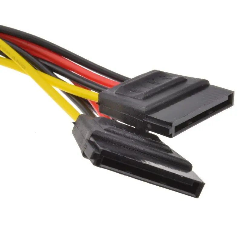 SATA силовой сплиттер кабель 4 pin LP4 Molex до 2 x power| |