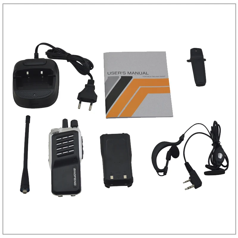 2 шт./лот Baofeng BF-658 UHF 400-470 МГц портативный двухсторонний радиоприемопередатчик Baofeng рация для ham, гостиницы с бесплатным наушником