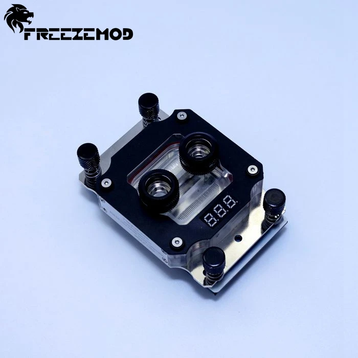 Freezemod черный AMD новый процессор поилка дисплей температуры Поддержка RGB аура. APR-2018