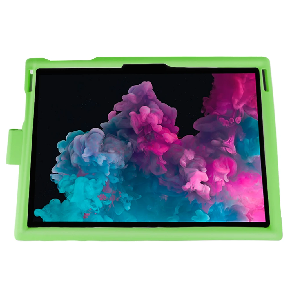 Для microsoft Surface Pro 3 4 5 6 Силиконовый противоударный чехол Защитная прочная Броня задняя крышка для Surface Pro 4 чехол держатель для ручки
