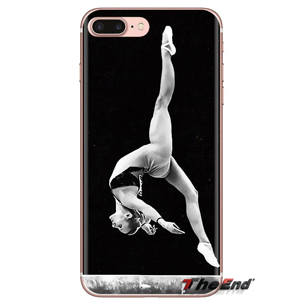 Transparent TPU Skin Case Rhythmic Gymnastics balance beam For iPod Touch Apple iPhone 4 4S 5 5S SE 5C 6 6S 7 8 X XR XS Plus MAX |