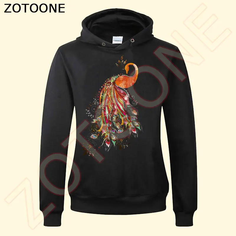ZOTOONE красивый павлин для переноса утюгом нашивки одежды украшения DIY полосы