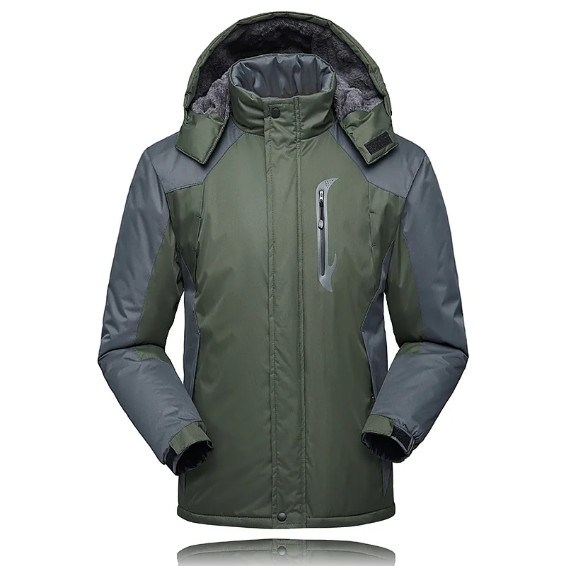 Мужская куртка с подогревом зимняя внутренняя флисовая водонепроницаемая