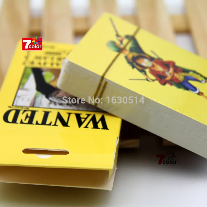 Free shipping 2015 One Piece playing cards 1piece black 100% poker 6.4X8.9CM set stars/playing for | Спорт и развлечения