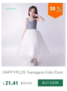 HAPPYPLUS/Эксклюзивные Детские платья для девочек; цвет белый, розовый; коллекция года; детское платье для свадебной вечеринки для девочек; Детские Платья с цветочным принтом для девочек