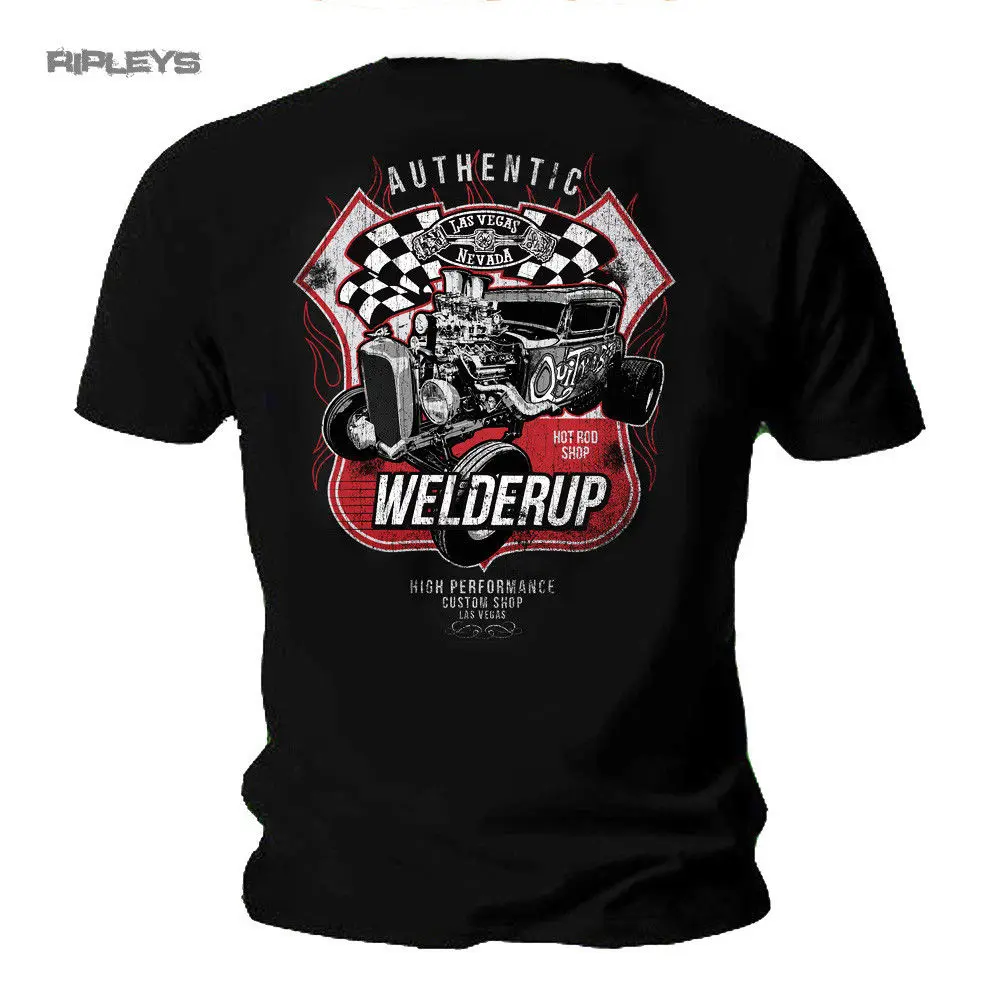Футболка с принтом Quit Your bitchin Rat Rod на спине 2019| |