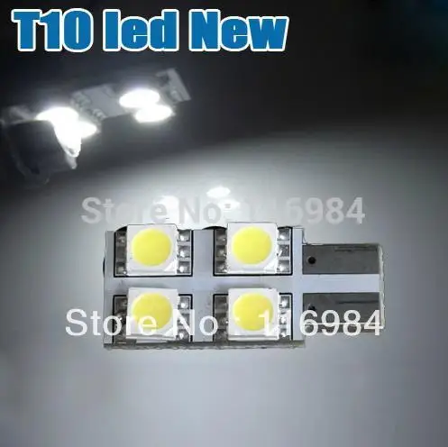 2 шт. х Белый T10 W5W 194 168 5050 4 SMD светодиодный автомобиль клиновидные боковые