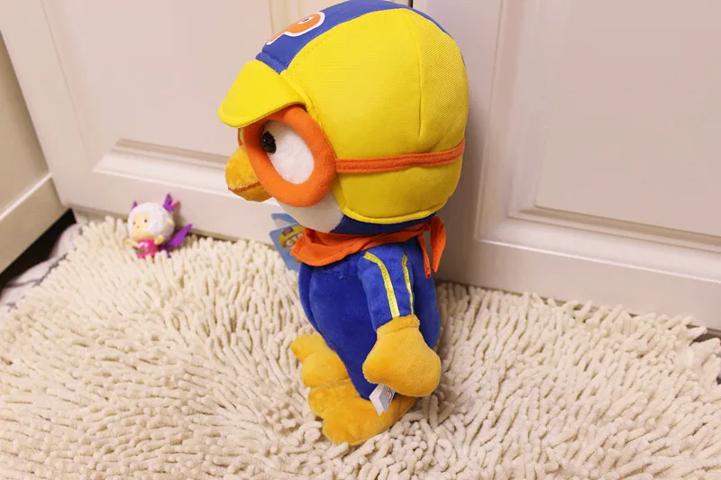 30 см Kawaii Корея Пороро маленький пингвин в очках плюшевые игрушки куклы мягкие животные игрушки Brinquedos Для детей Детский подарок