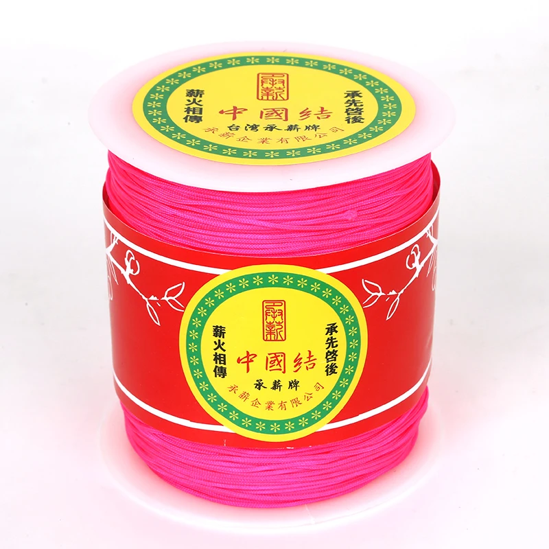 1mm 300yard/roll Poly Cords Chinese Knot Macrame Rope String Thread For Jewelry Making DIY Craft Accessories | Украшения и