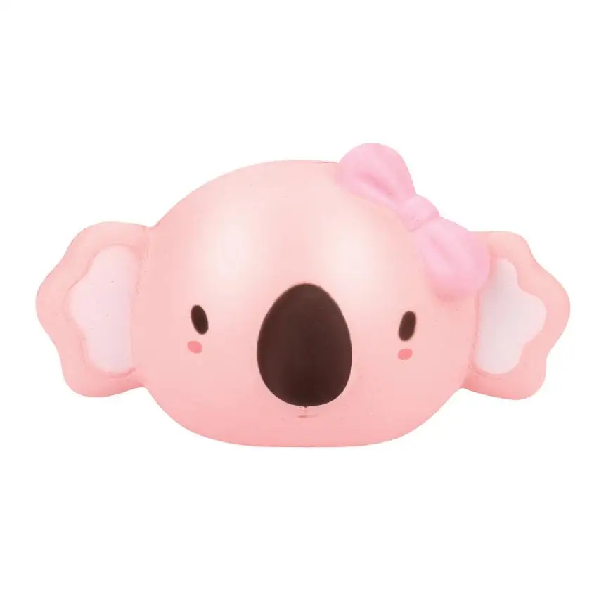 Kawaii Squishy Koala мордочка медленно растет Джамбо подвеска мягкий сладкий крем