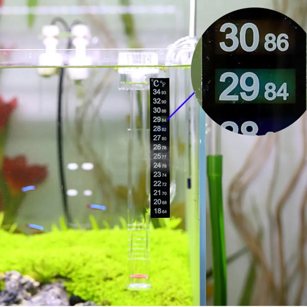 Термометр наклейка для аквариума|stick on thermometer|stick onglass thermometer |