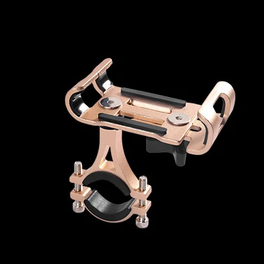Handlebar Type Изысканный вращающийся на 360 градусов металлический держатель для телефона для мотоцикла, подставка для iPhone, samsung, gps, велосипедный держатель для телефона, поддержка телефона, мото - Цвет: Handlebar Type
