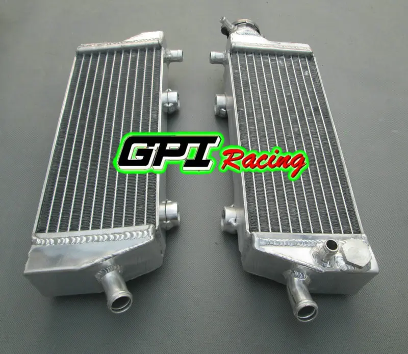 L/R алюминиевый радиатор для KTM 250/450/530 EXC/EXC F EXCF 2008 2009 2011 10 08 09 11|Охлаждение двигателя