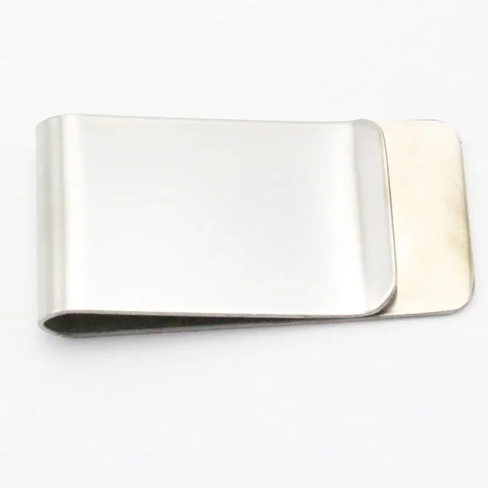 High Quality Stainless Steel Metal Money Clip Fashion Simple Gold Silver Dollar Cash Clamp Holder Wallet for Men free shipping images - 6