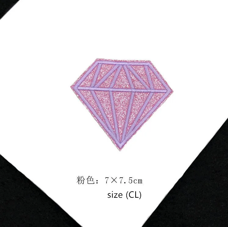 New arrival 20 pcs sparkle shape Embroidered patches iron on Jeans coat tshirt bag dress decor repair Motif accessory diy | Дом и сад