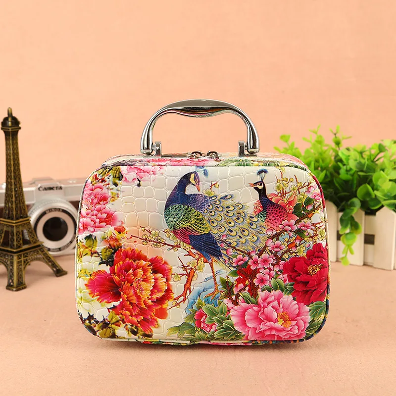 

Cosmetic bag printed and portable Makeup Bags With Multicolor Pattern Cute Cosmetics Pouchs Women Cosmetic Bag-40