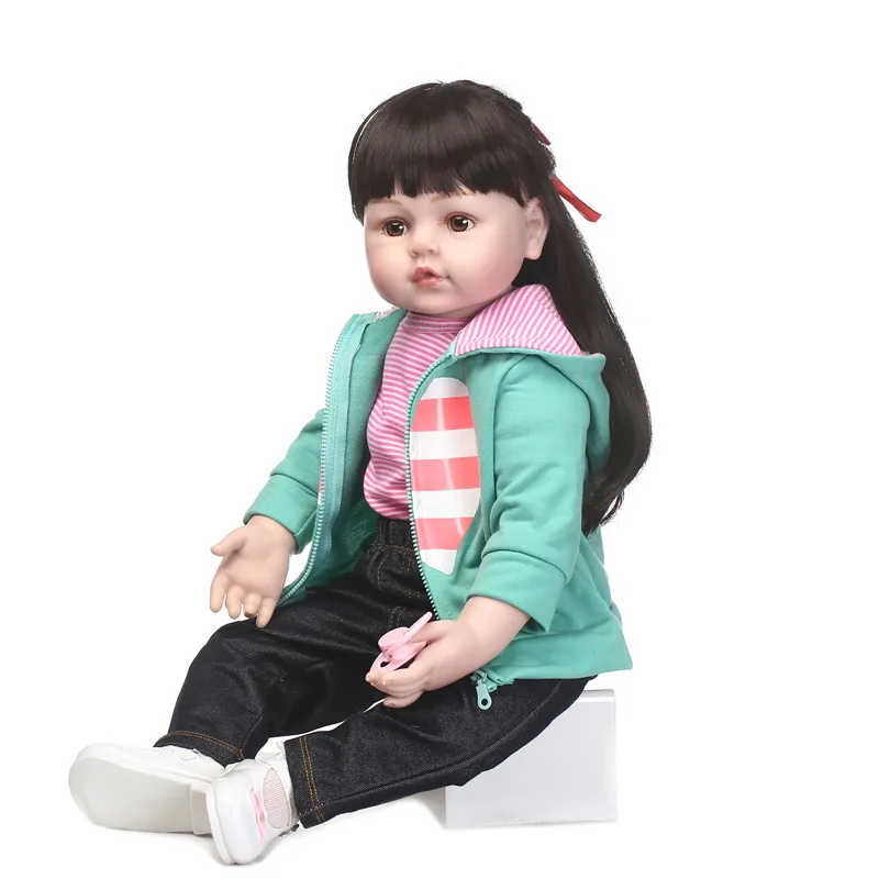 

Кукла реборн NPK 20 дюймов, мягкая силиконовая кукла-младенец, рождественский подарок для ребенка, реалистичные живые куклы-реборн