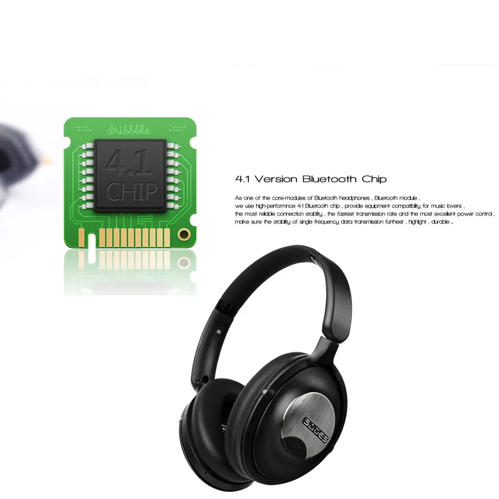 Горячая Распродажа SADES D803 светильник беспроводные Bluetooth наушники со встроенным