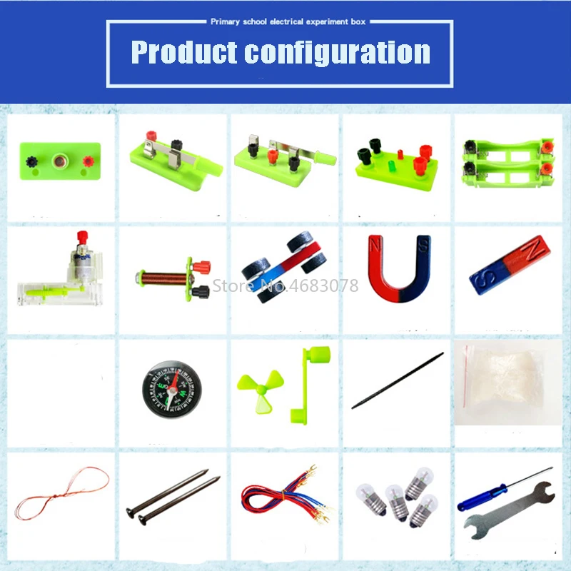 Электрическая серия-параллельная маленькая лампочка Набор для обучения