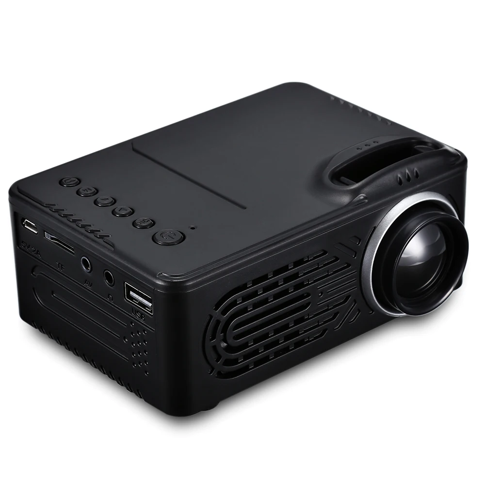 RD 814 мини светодиодный проектор 320X240 портативный 1080 P 25 80 дюймов дисплей для фото