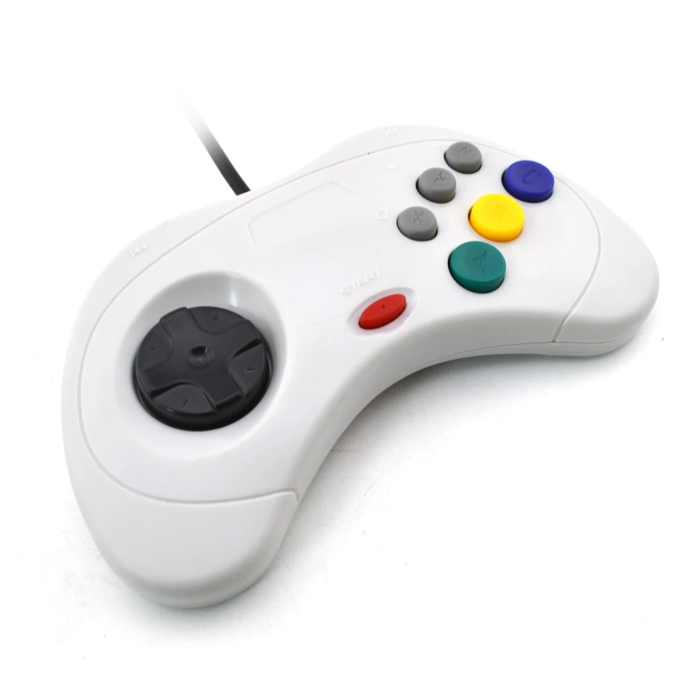 2 шт. проводной игровой контроллер Sega Saturn | Электроника