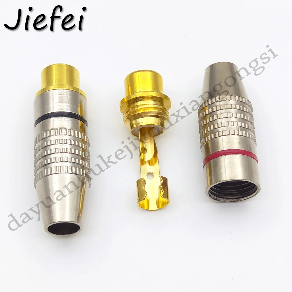 Позолоченный штекер RCA 40 шт.|Соединители| |