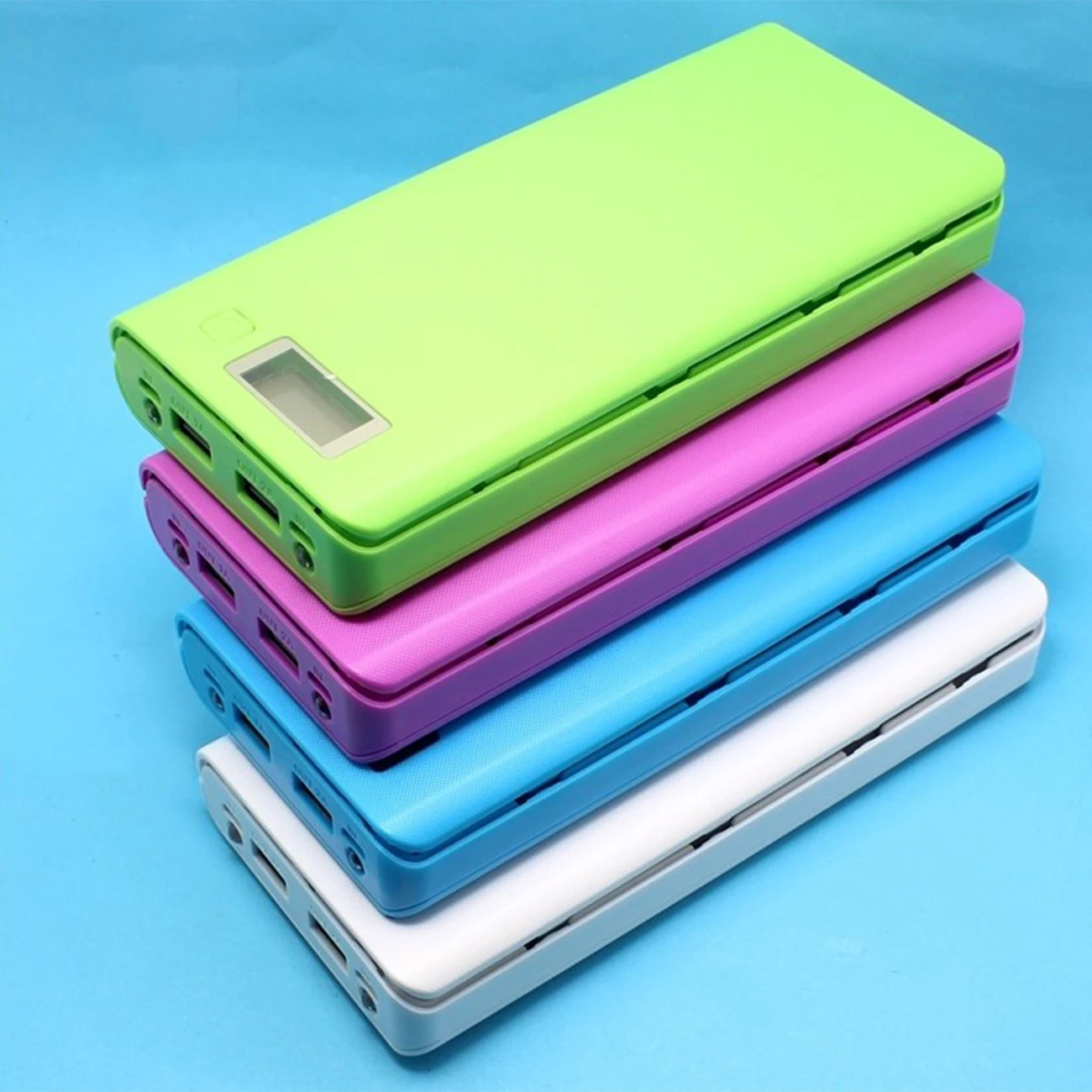 Высокое качество 5V dual usb 18650 аккумулятор мобильный телефон чехол Зарядное