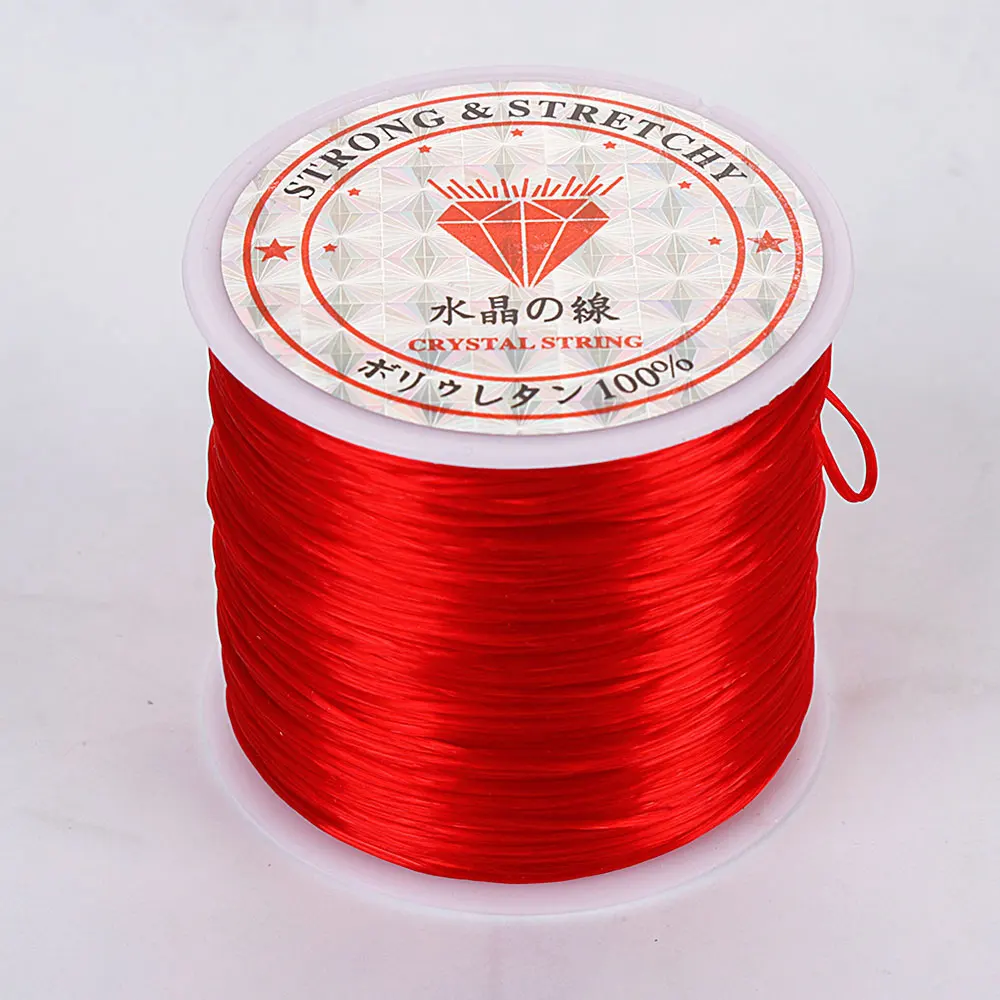 2019 Новинка 1 мм 50 м/рулон проволока длинные четки бусины эластичная линия из