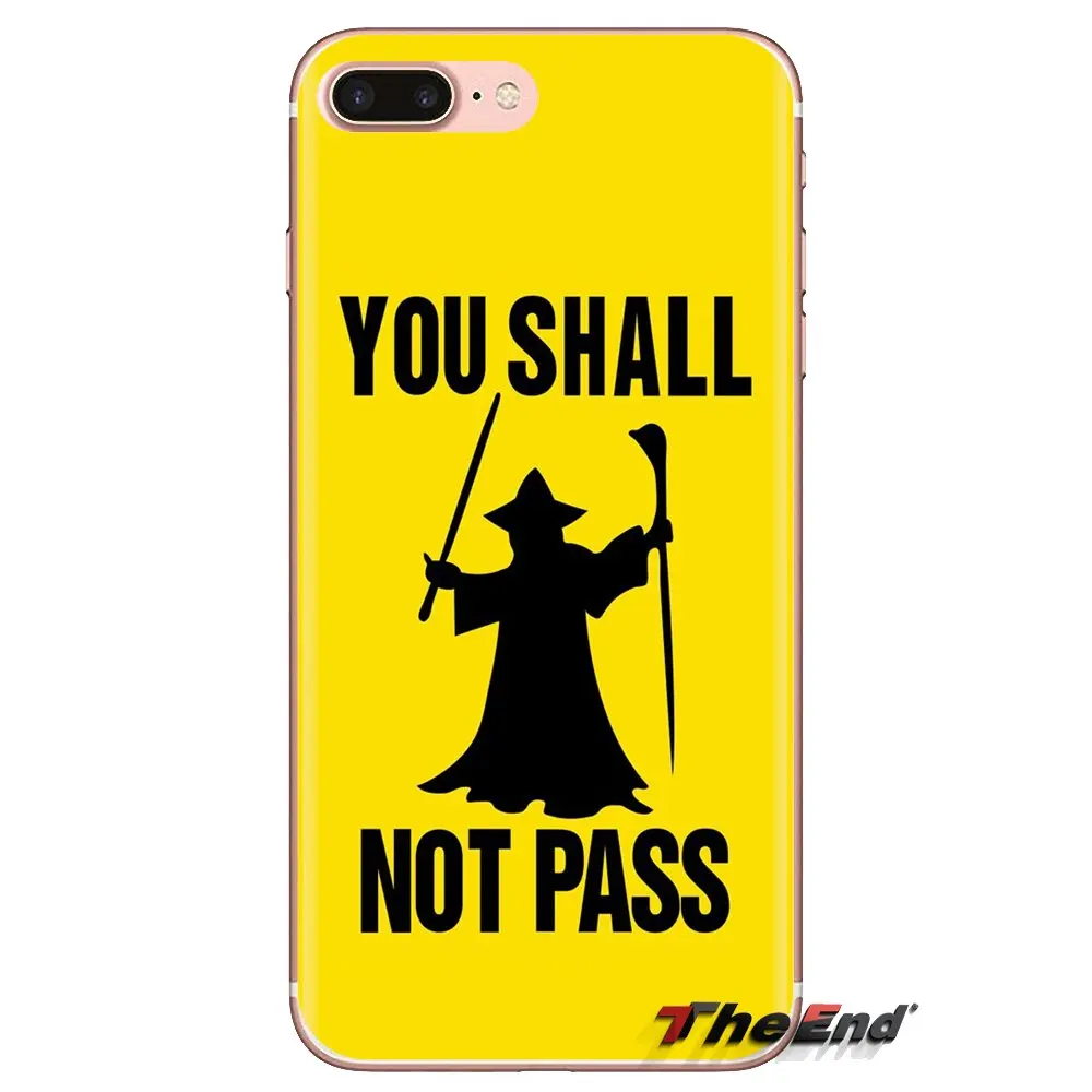 You shall not pass The Lord of the Rings For Oneplus 3T 5T 6T Nokia 2 3 5 6 8 9 230 3310 2.1 3.1 5.1 7 Plus 2017 2018 TPU Covers |