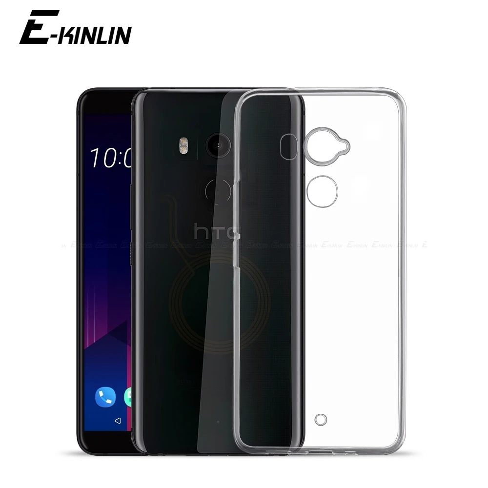 Прозрачный Ультратонкий Мягкий силиконовый чехол для HTC U20 U19e U12 U11 Plus