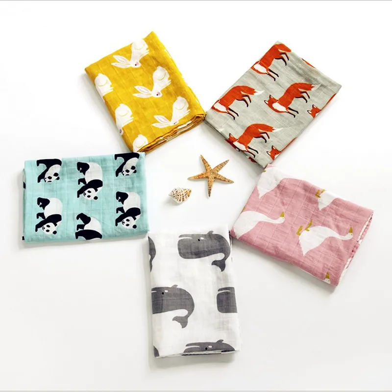 Новое хлопковое детское одеяло для новорожденных мягкое органическое