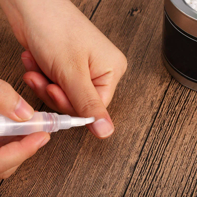 5 Pack 3 ml Transparent Twist Pens Empty Nail Oil Pen with Brush Tip Cosmetic Lip Gloss Container Applicators Eyelash Growth | Красота и