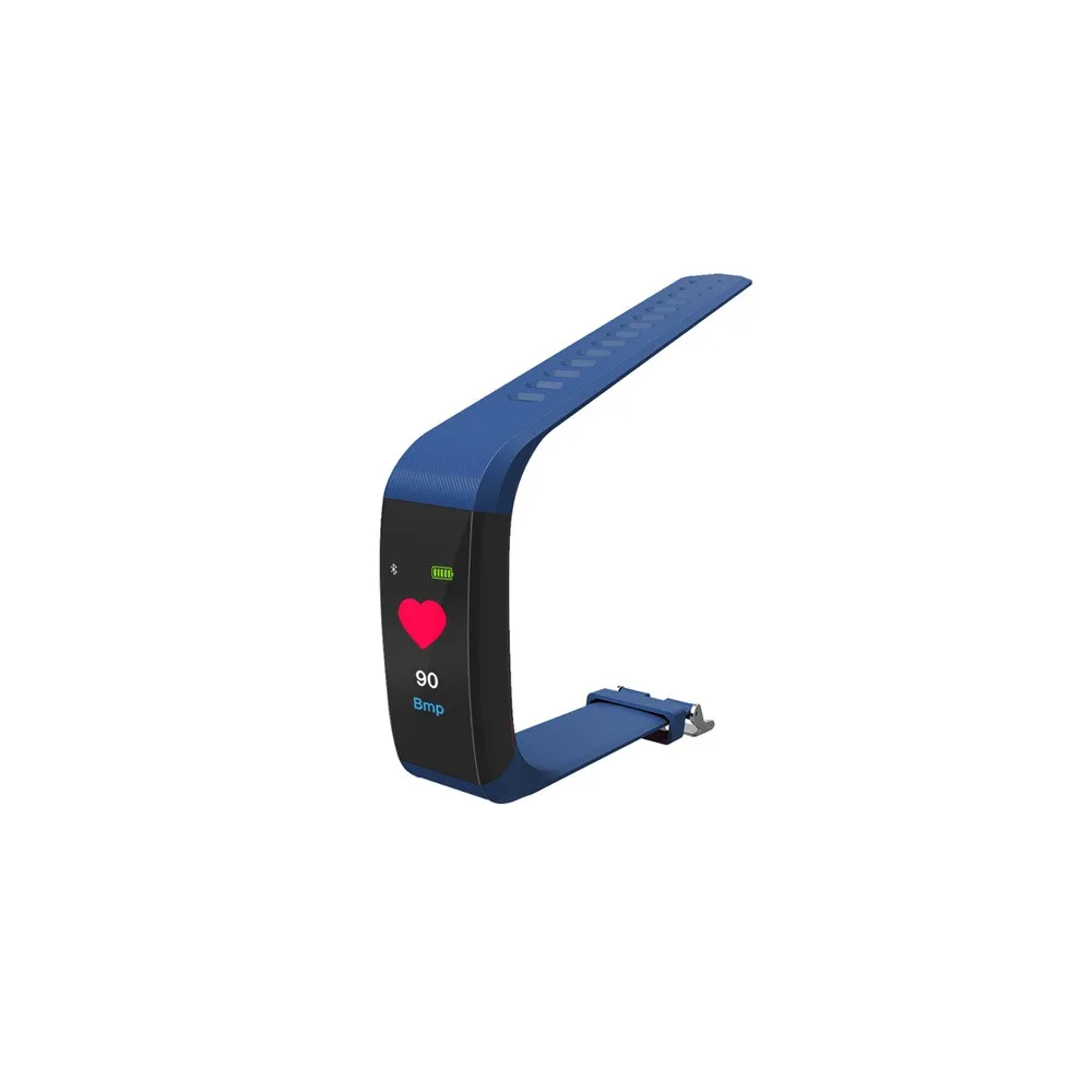 Blue Beautyss пульсометр кровяное давление Смарт фитнес-трекер Смарт-браслет Honor My Band смарт-часы 3 Бит для мужчин - Цвет: Blue