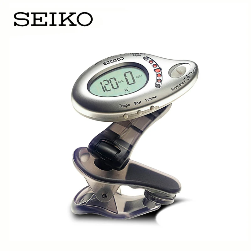 Seiko STMX1 тюнер с зажимом/метроном для электрического/акустического бас гитары|clip on