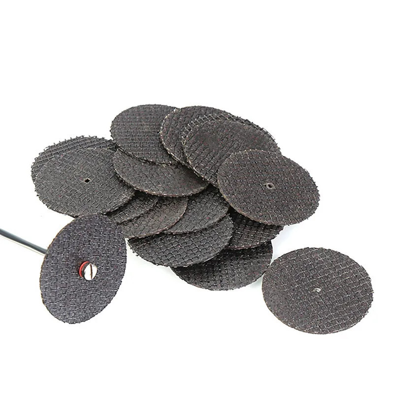 

25pcs/set Metal Cutting Disc For Dremel Grinder Rotary Tool Circular Wheel Cutting Sanding Saw Blade with 1pcs Mandrel Accessory