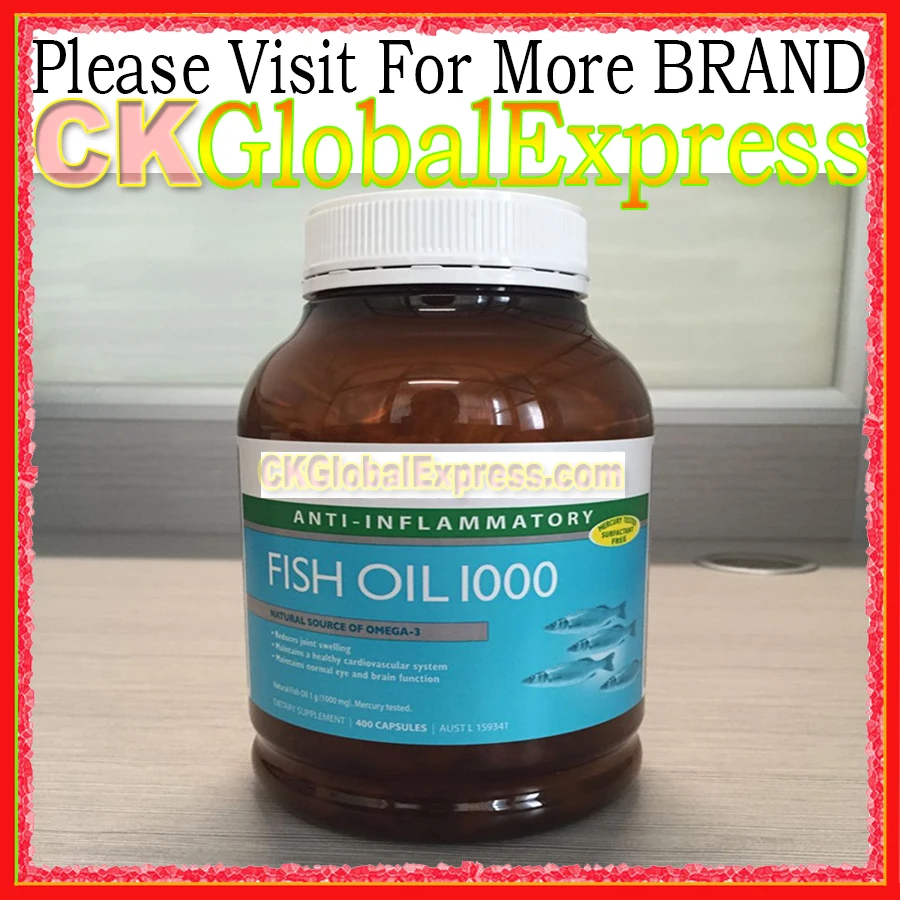 Рыбий жир 1000 для здоровья дополнение 400 упак. капсулы omega 3 epa dha Бесплатная