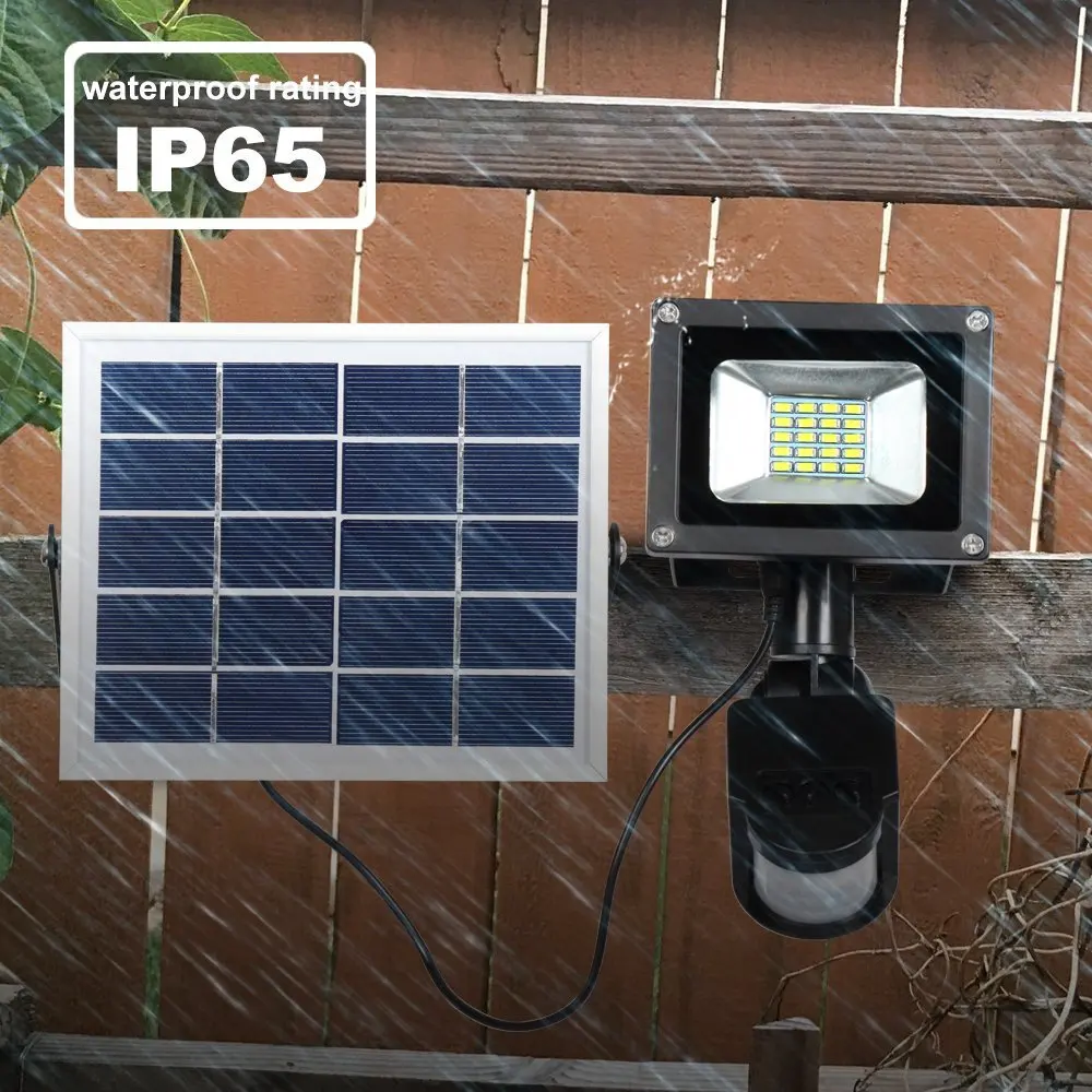 T SUNRISE Солнечный Прожектор 20 LED Наружное освещение Сад безопасности