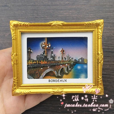 model-13 Европейский Ван Гог картина мир рама для пейзажа холодильник лента холодильник магнит украшения - Цвет: model-13