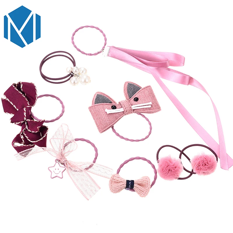 М мизм горячая лента для продажи бант мультфильм эластичная волос цветок корона