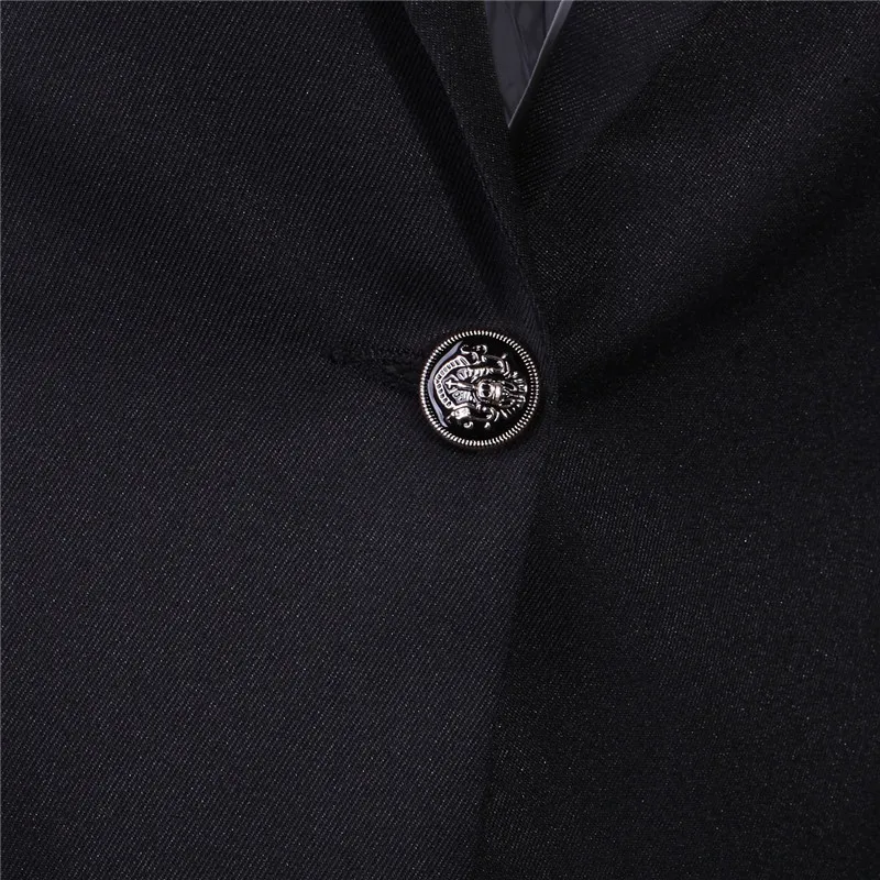 

Women Slim OL Casual Blazer One Button Jacket Coat Tops Outwear Long Sleeve Balck Office Blazers Plus Size Business Blazer Suit