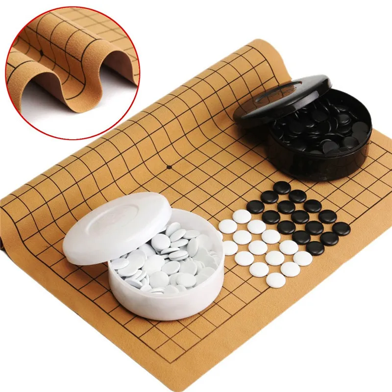

Новые Шахматные игры, игры для вечерние, 361 шт., Weiqi, Профессиональная игра, замша, кожа, простыня, китайские игры, веселые игры для детей Audults