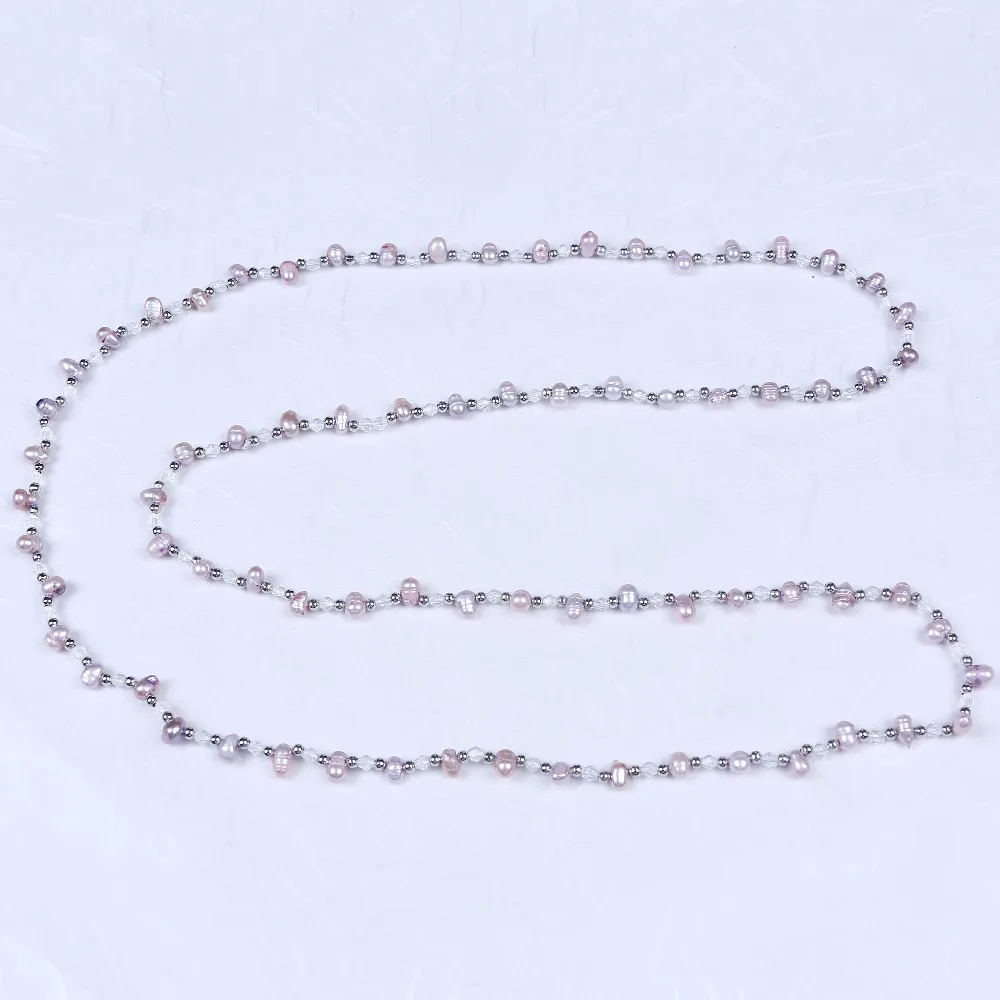 Очаровательные ожерелья из натурального пресноводного жемчуга ожерелье-чокер