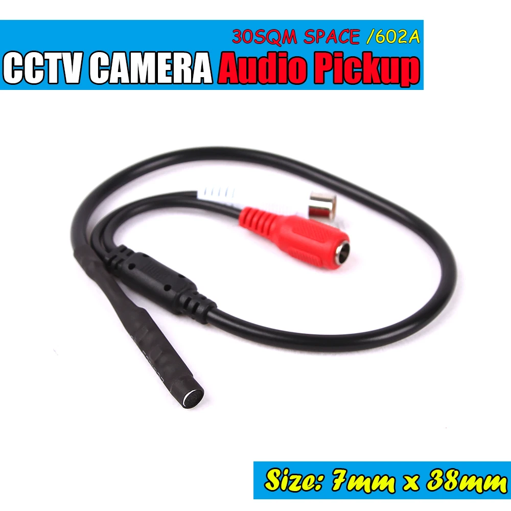 Мини-микрофон для системы видеонаблюдения широкий радиус действия |