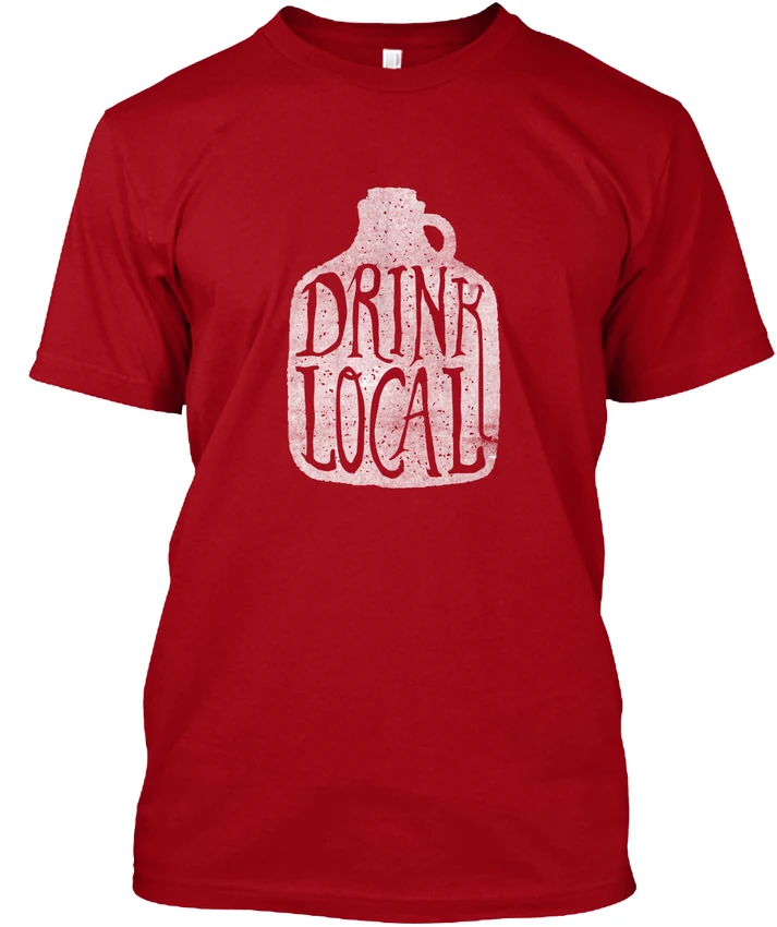 

Drink Local and Support Craft Beer 2019 Spring Slim Fit Men T Shirt Hipster O-Neck Popular Tops Make My Own T Shirt