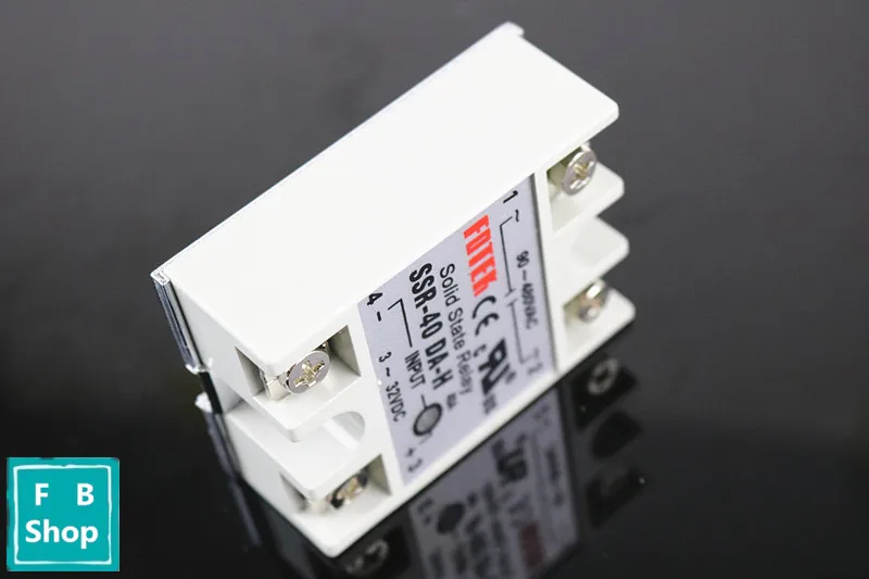 Твердотельное реле SSR 40DA H 40A фактически 3 32V DC TO 90 480V AC регулятор твердотельного