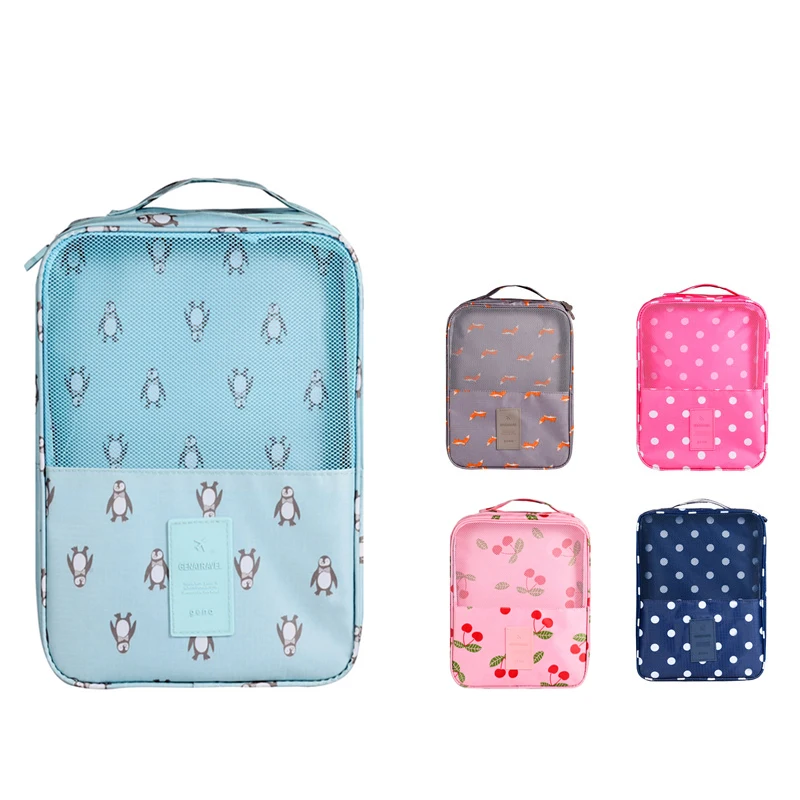 3 слойный удобный дорожный обувь нейлоновая сумка для хранения Портативный