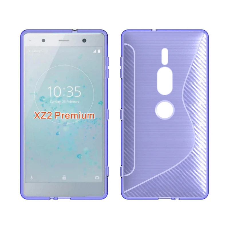 Фирменный gligle NS line Мягкий защитный чехол из ТПУ для Sony Xperia XZ2 Премиум