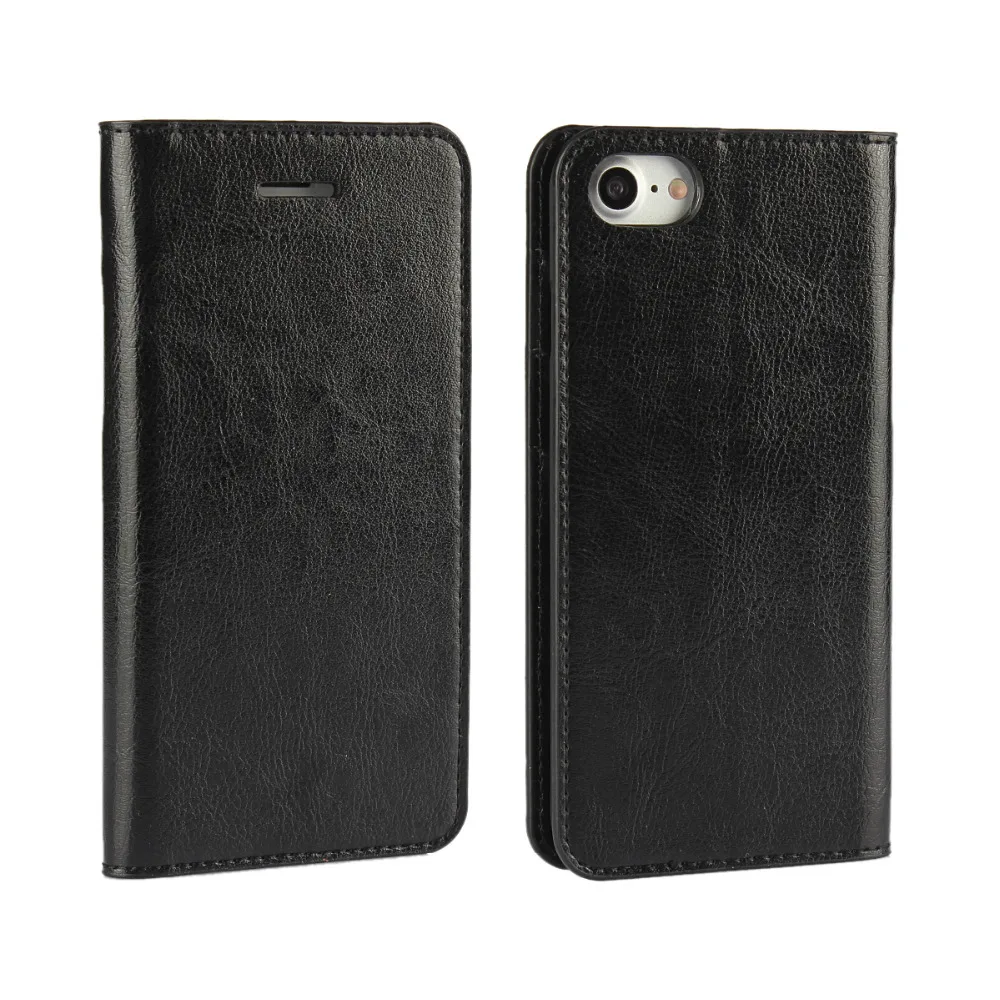 Роскошный чехол Coque 7 Plus из натуральной кожи для iPhone откидные Чехлы чехлы Capa Cose Etui